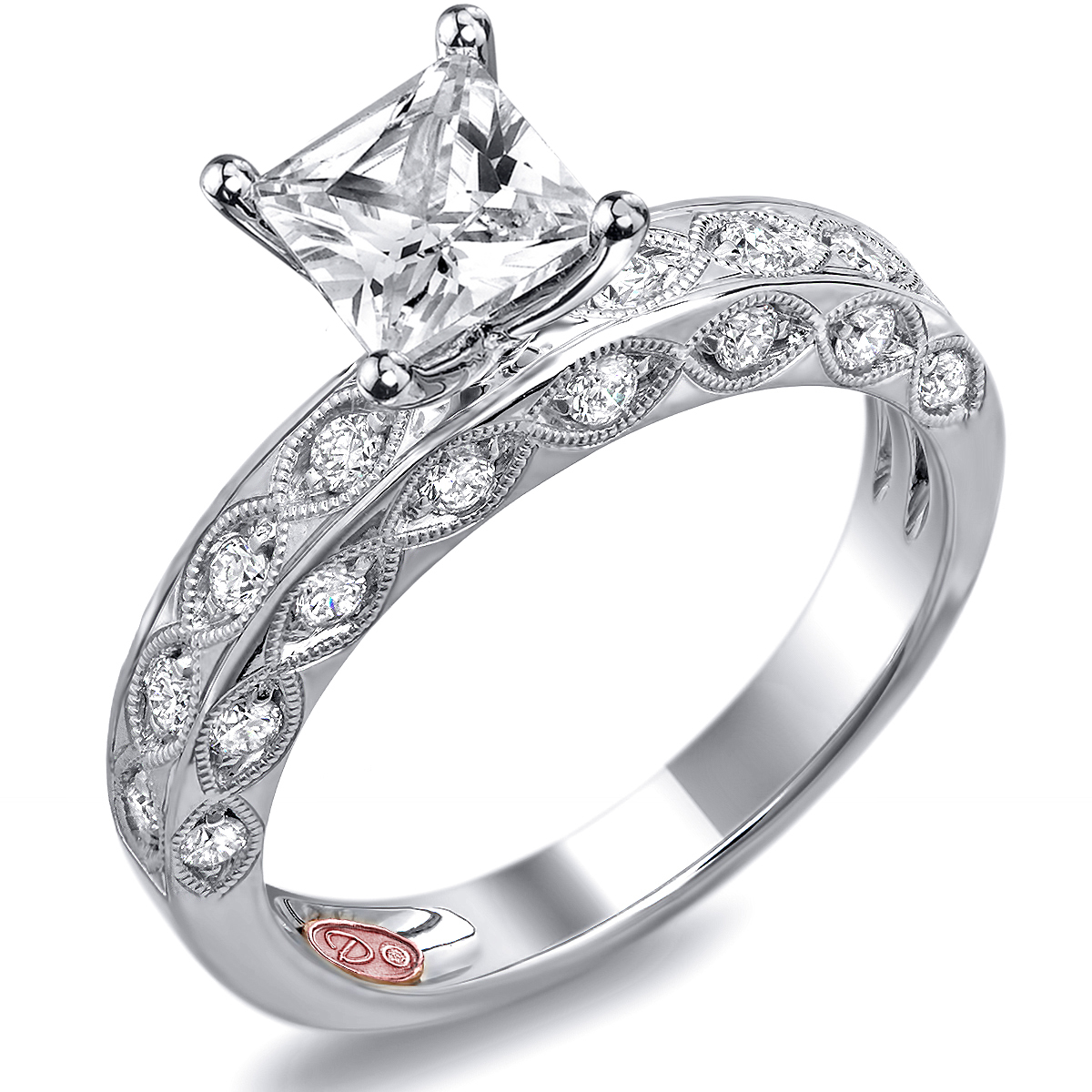 Engagement rings diamond vault